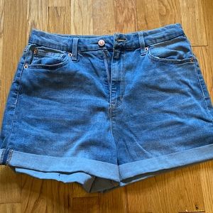 Denim shorts